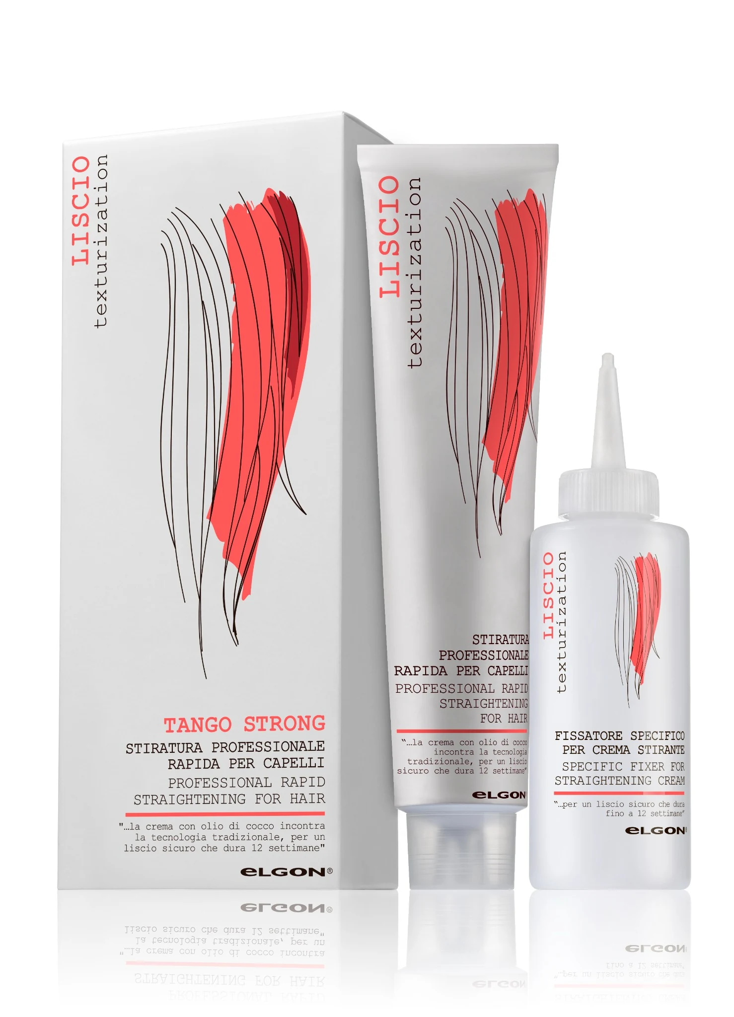TANGO Professzionális hajegyenesítő rendszer erősebb, ellenállóbb és nehezebben egyenesíthető hajra - 120 + 120 ml